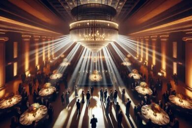 Como escolher a iluminação perfeita para eventos